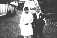 071: Patricia Ryan, Jerome Ennis and Jerome's mother Min (Carroll) Ennis.  First Communion. (1961) [courtesy of Rita (Ennis) Clowe]  - Patricia daughter of Maurice Ryan &amp;amp; Norah McCarthy